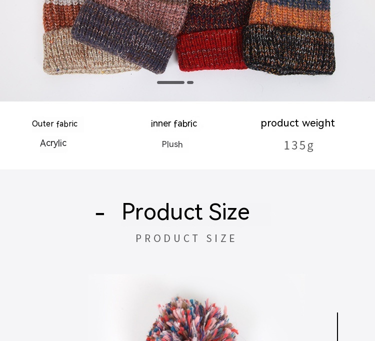 Korean Style Knitted Hat Red