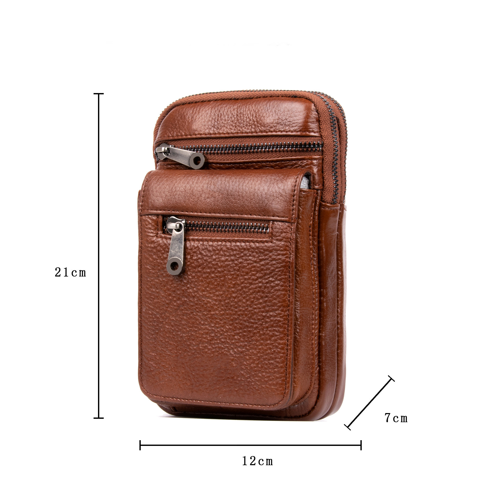 Men's Fashion Simple Solid Color Waist Bag