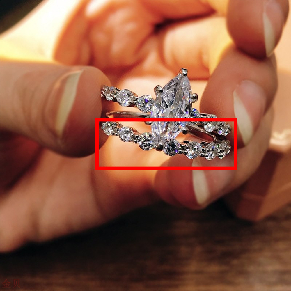 Diamond-shaped Ring 3
