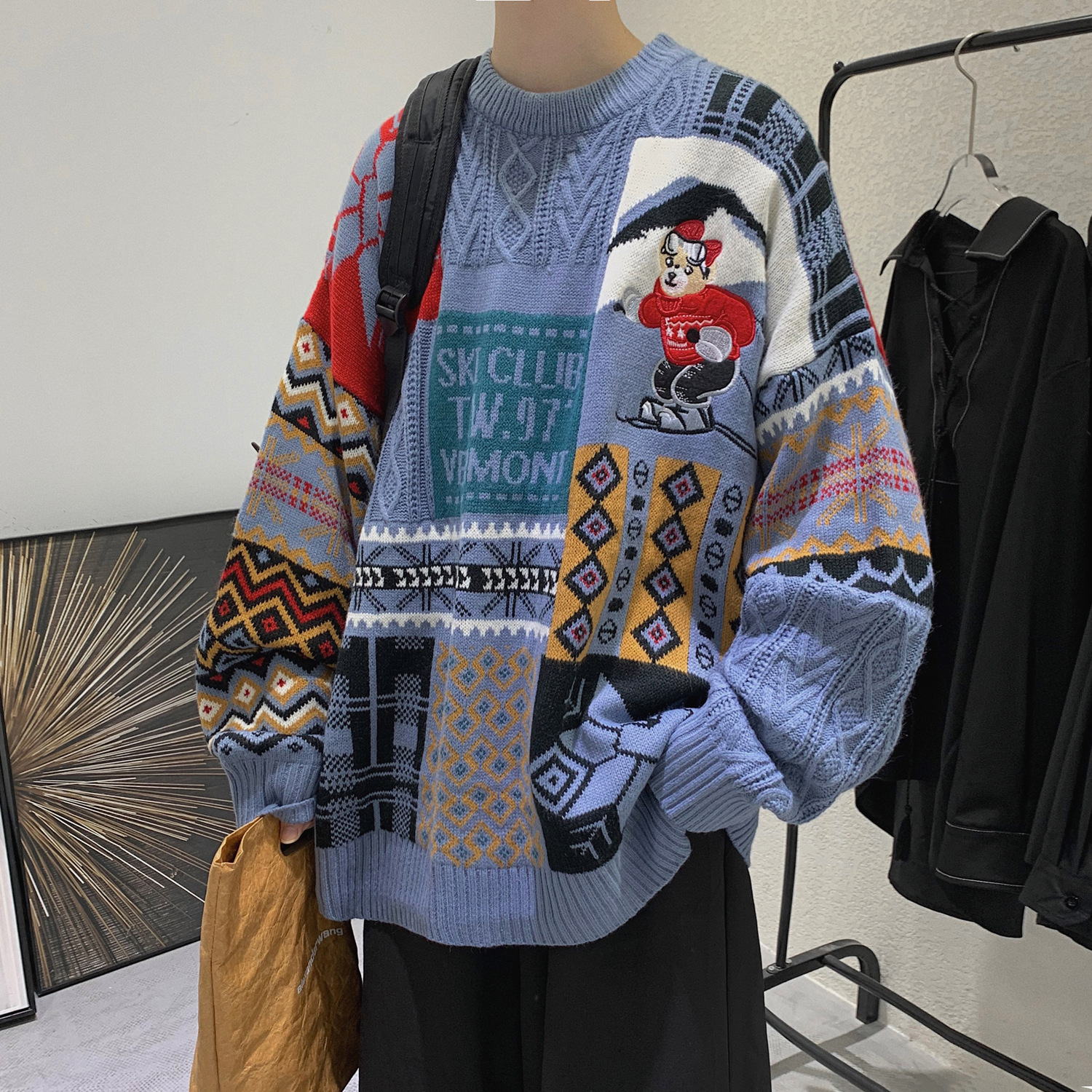 Lazy Style Loose And Thick Sweater Image 2