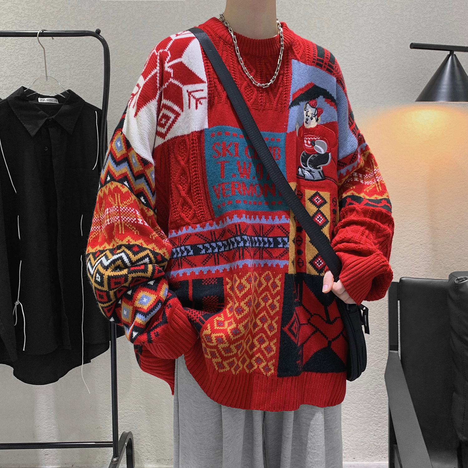Lazy Style Loose And Thick Sweater Image 6