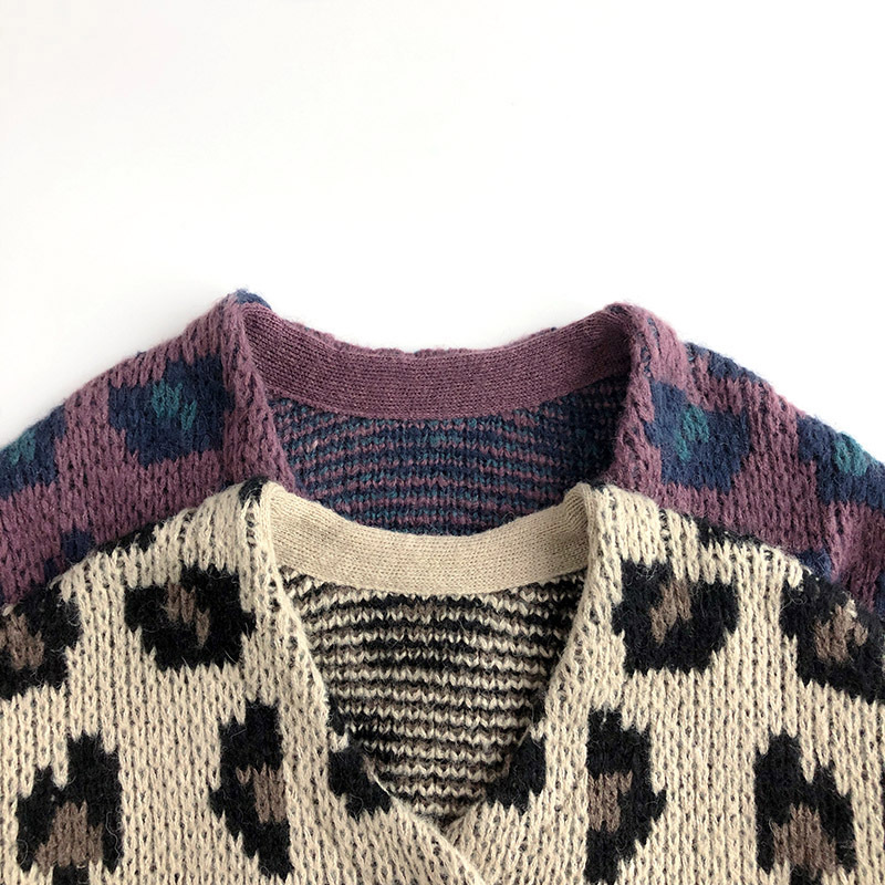 Leopard Print Cardigan