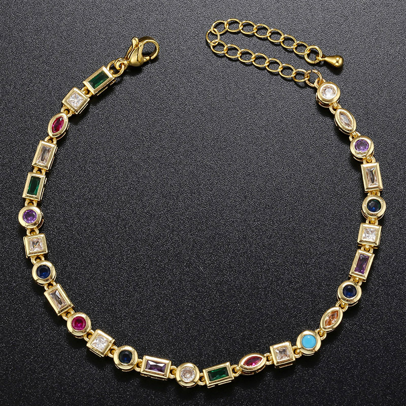 Colorful Crystals Bracelet Necklace 5