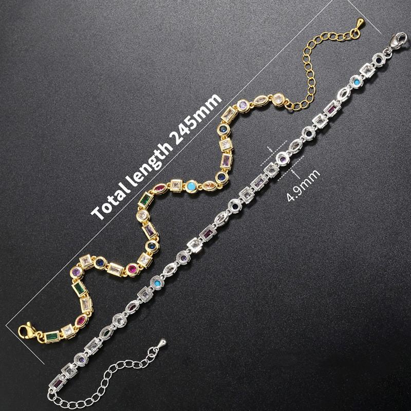 Colorful Crystals Bracelet Necklace 1