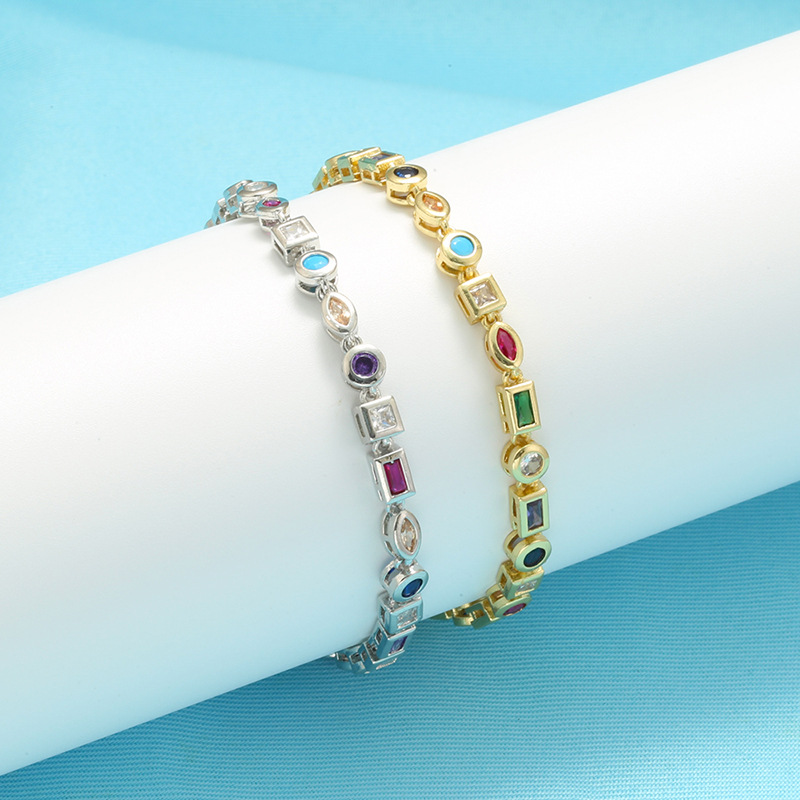 Colorful Crystals Bracelet Necklace 4