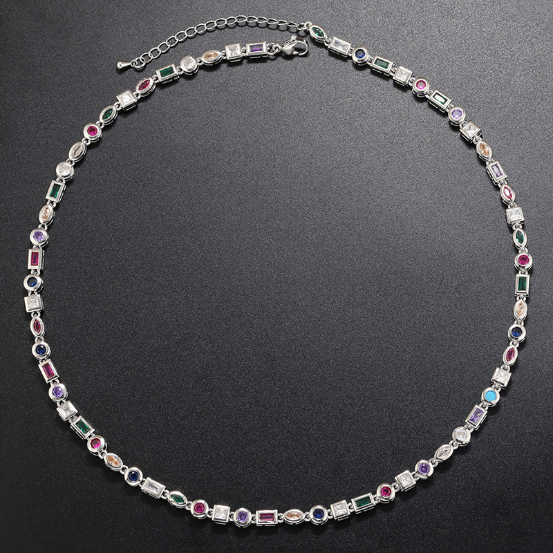 Colorful Crystals Bracelet Necklace 8