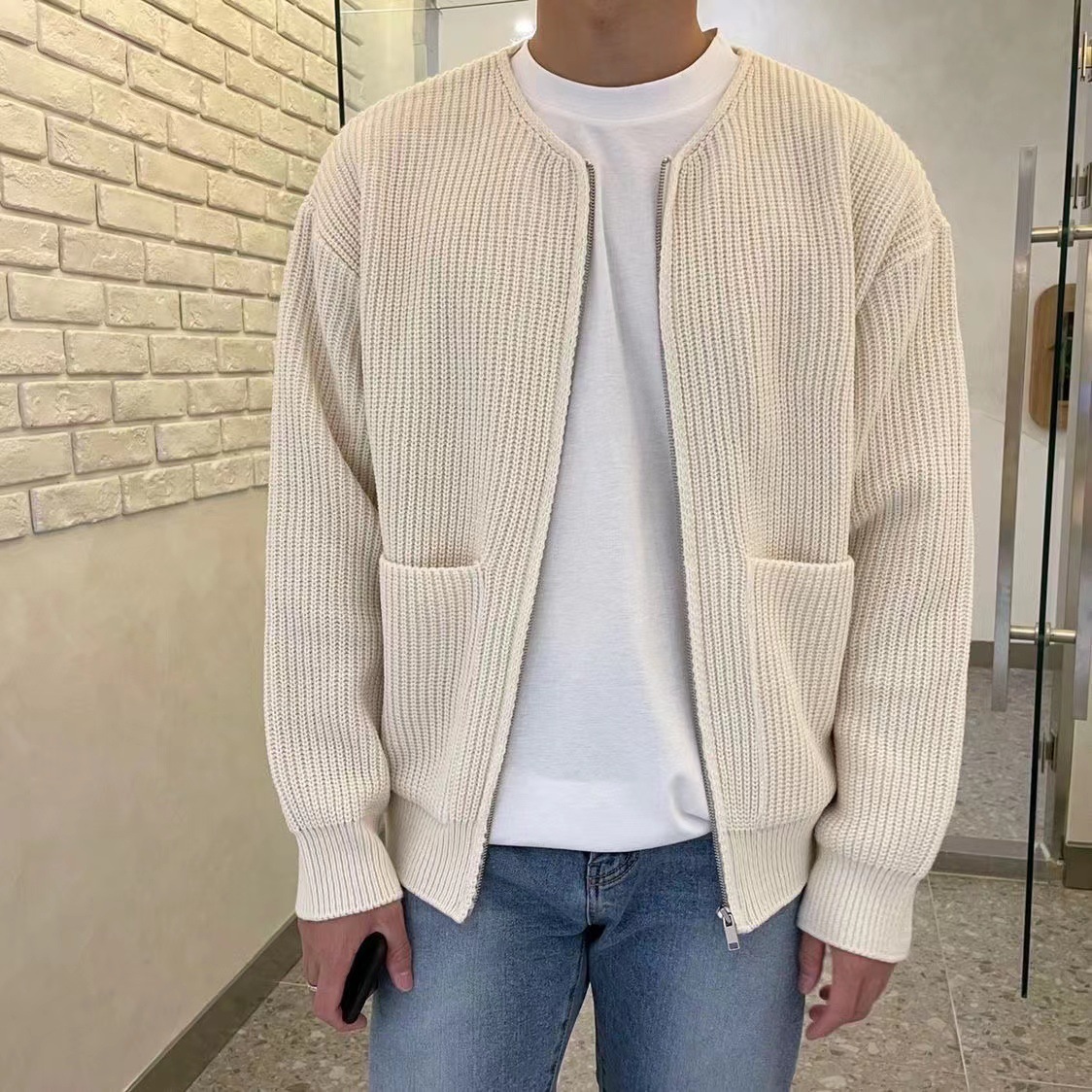 Trendy Knitted Cardigan Fit