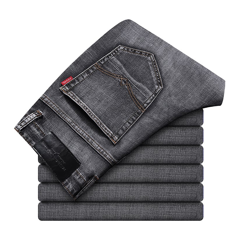 Men's Stretch Jeans - Back View