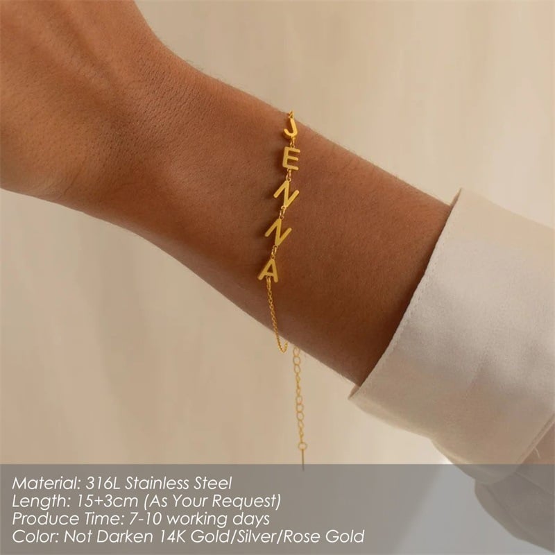 Name Bracelet Close-up