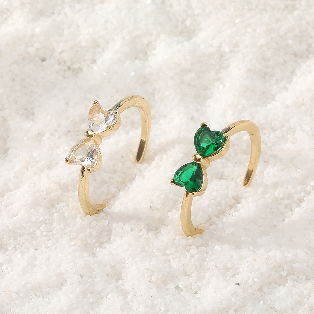 Stylish Ring with Zircon