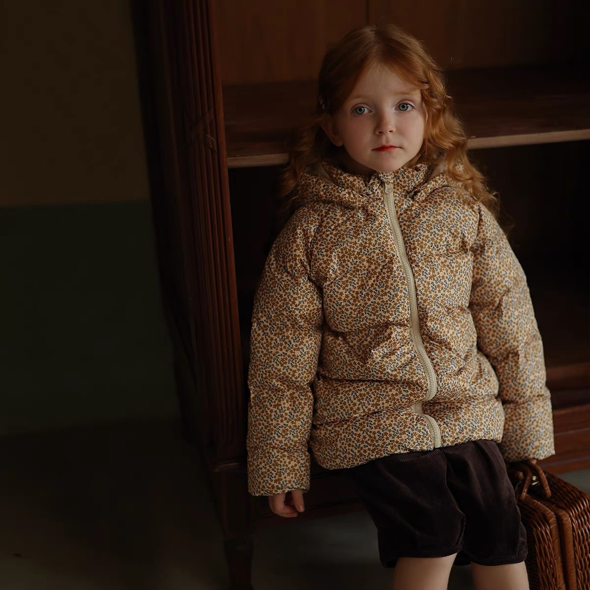 Manteau d'hiver épais à motif floral pour bébé Niche, image 5