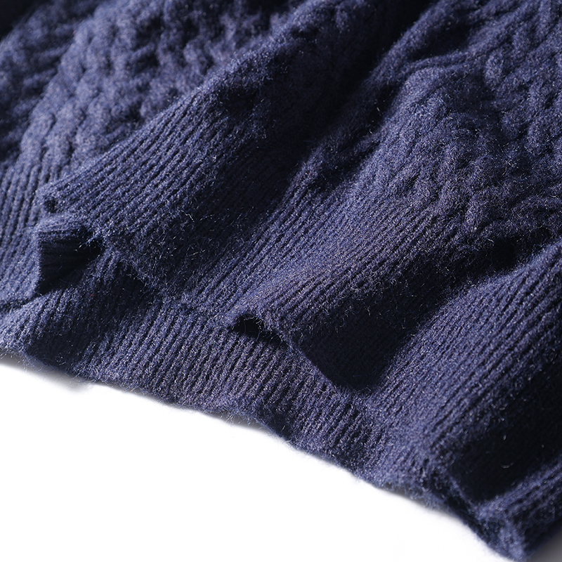 Turtleneck Twist Sweater in Coffee