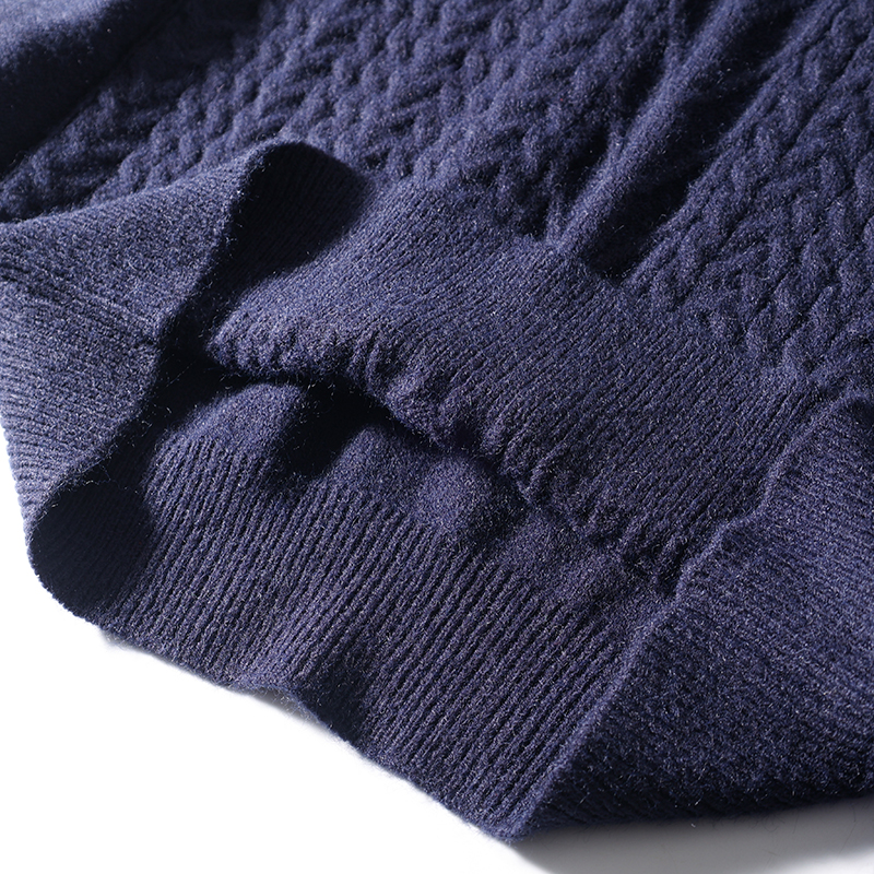 Turtleneck Twist Sweater Casual Look