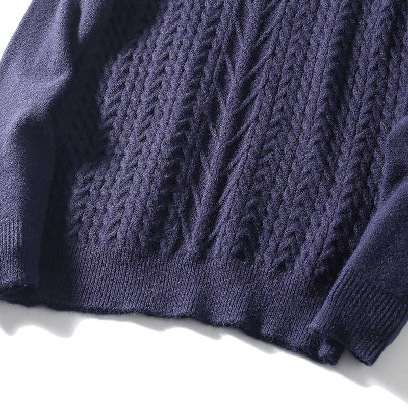 Turtleneck Twist Sweater Detail