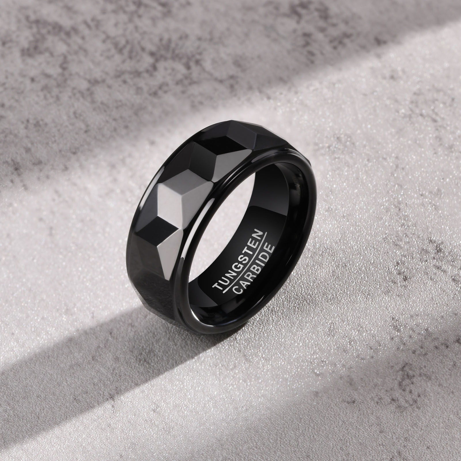 Tungsten Steel Gold Ring Design 3