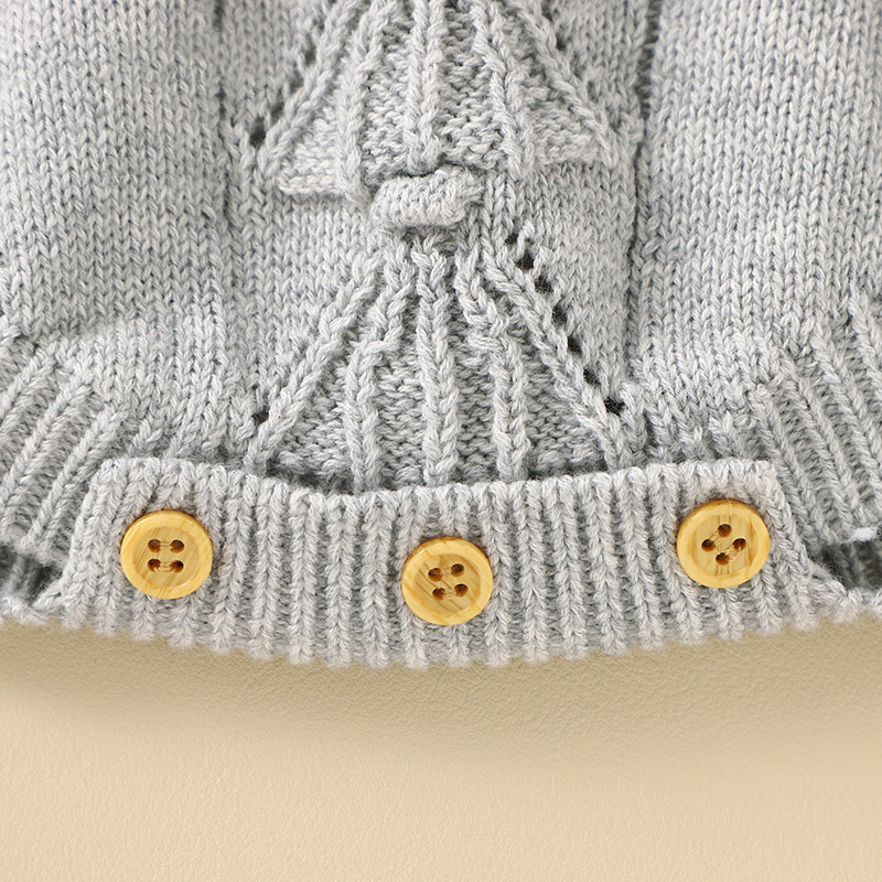 Solid Color Baby Romper