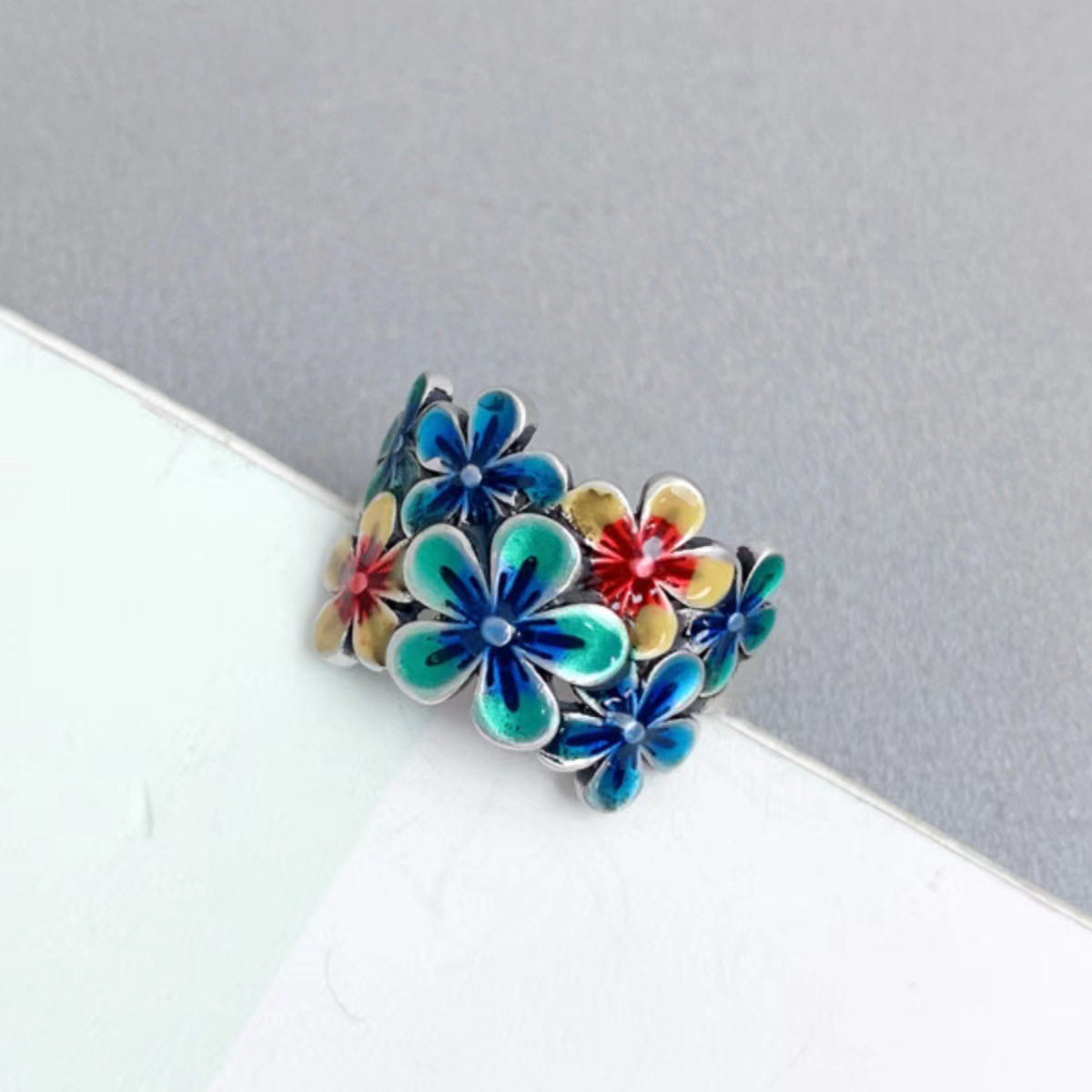 Women's Fashion Personalized Flower Ring 2