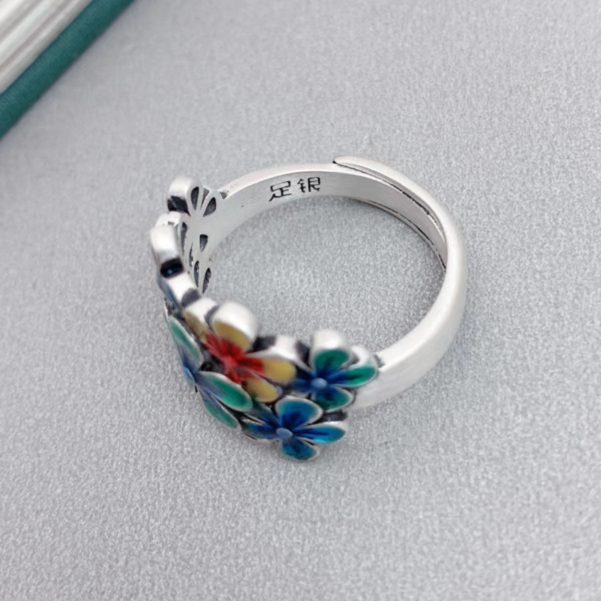 Women's Fashion Personalized Flower Ring 5