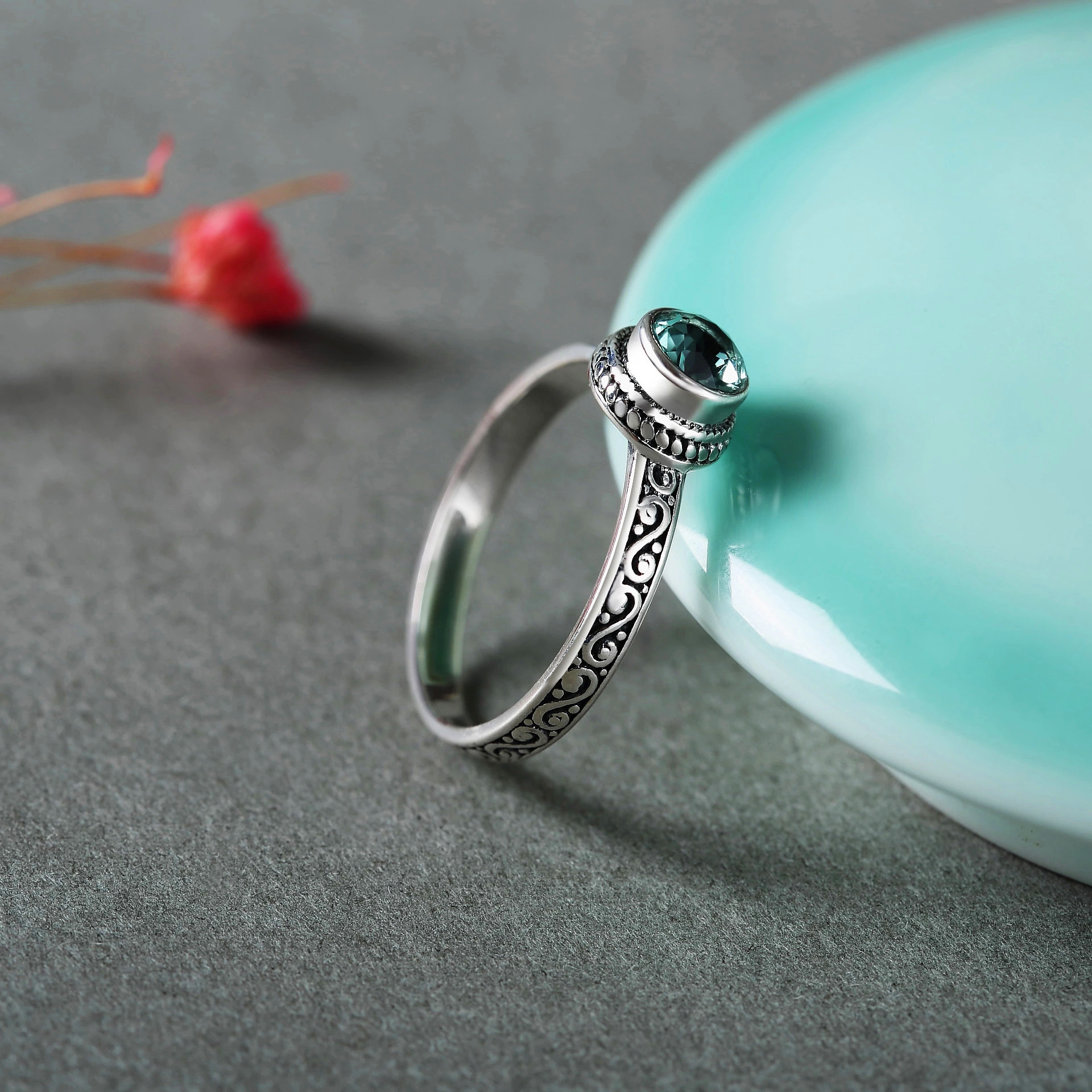 S925 Silver Vintage Ring Image 2