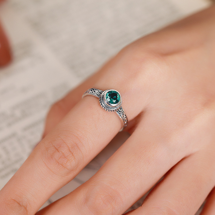 S925 Silver Vintage Ring Image 1