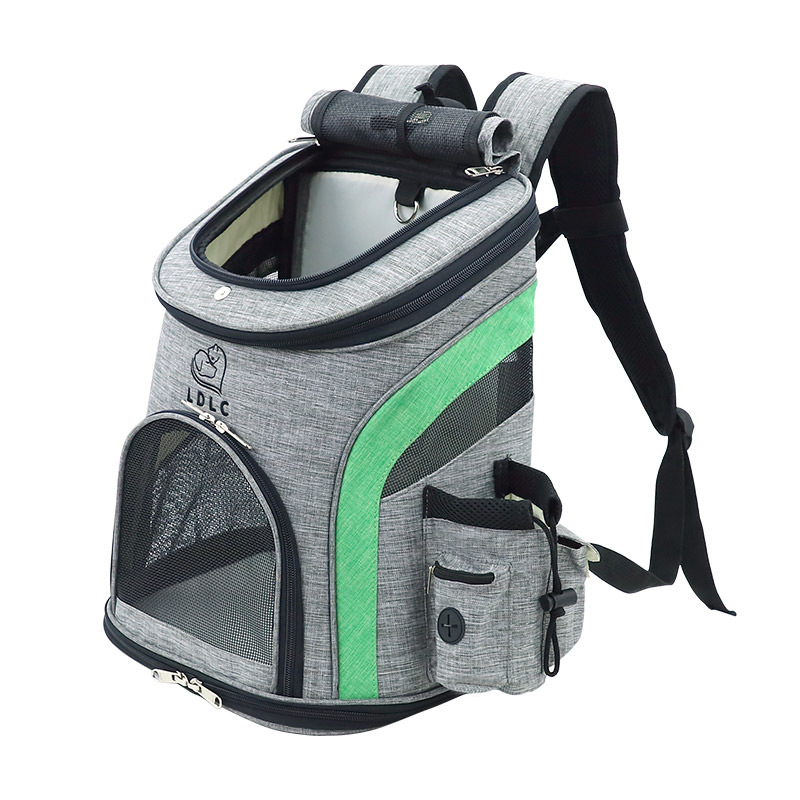 Pet Backpack Grey Black