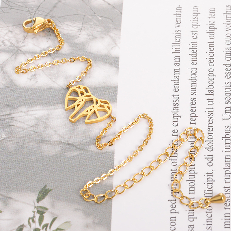 Gold-plated Elephant Bracelet
