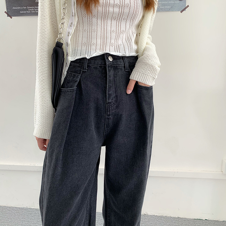 Black Wide Leg Denim