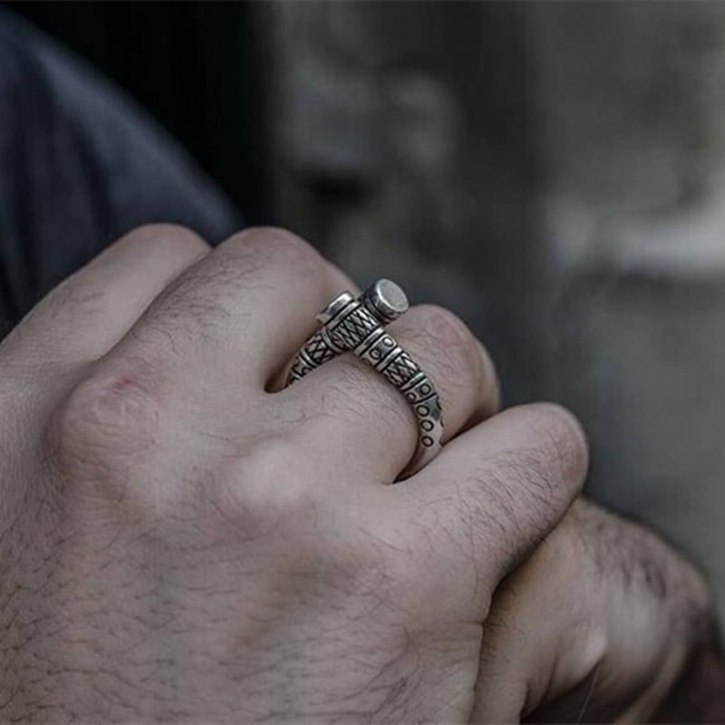 Vintage Vikings Totem Ring 2