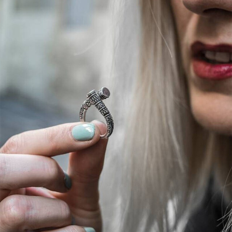 Vintage Vikings Totem Ring 4