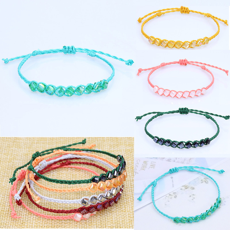 Cubic Crystal Bead Bracelet Style 6