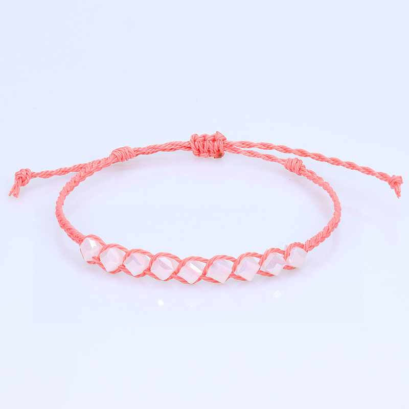Cubic Crystal Bead Bracelet Style 7