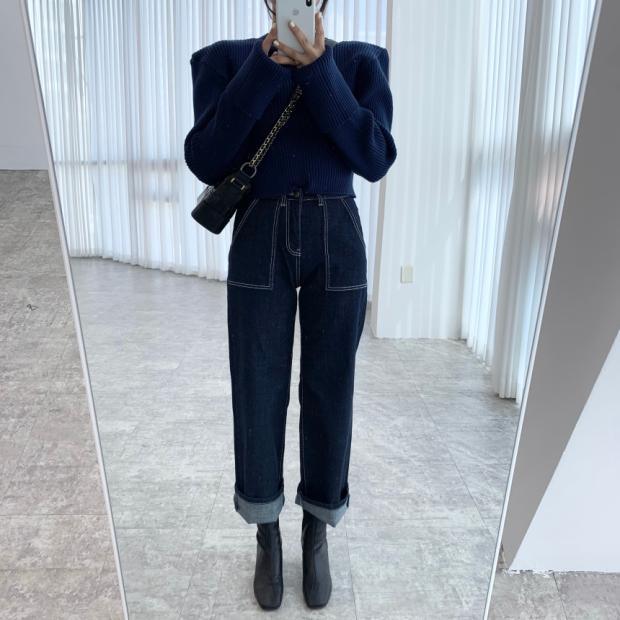 High Waist Slimming Wide Leg Jeans 2