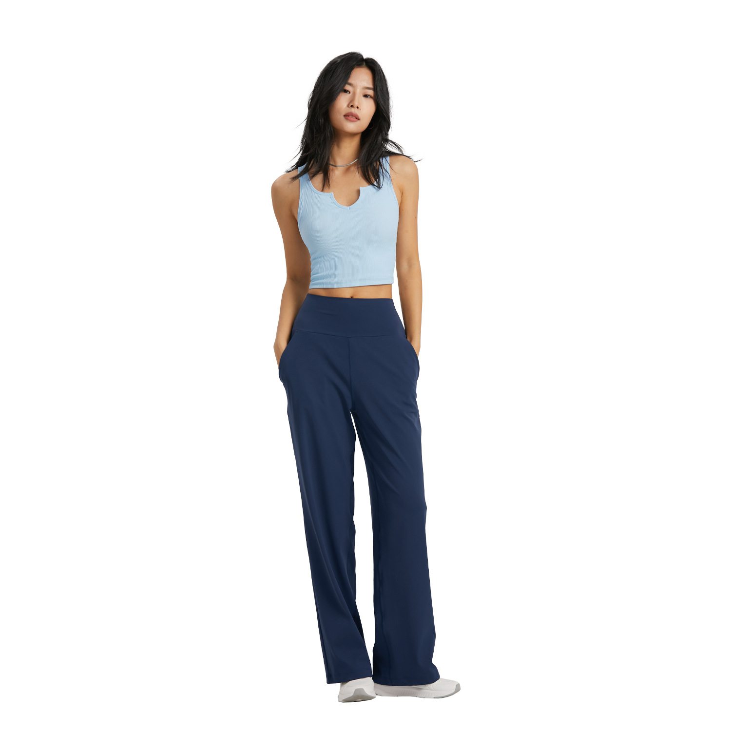 High Waist Wide-Leg Yoga Sports Pants