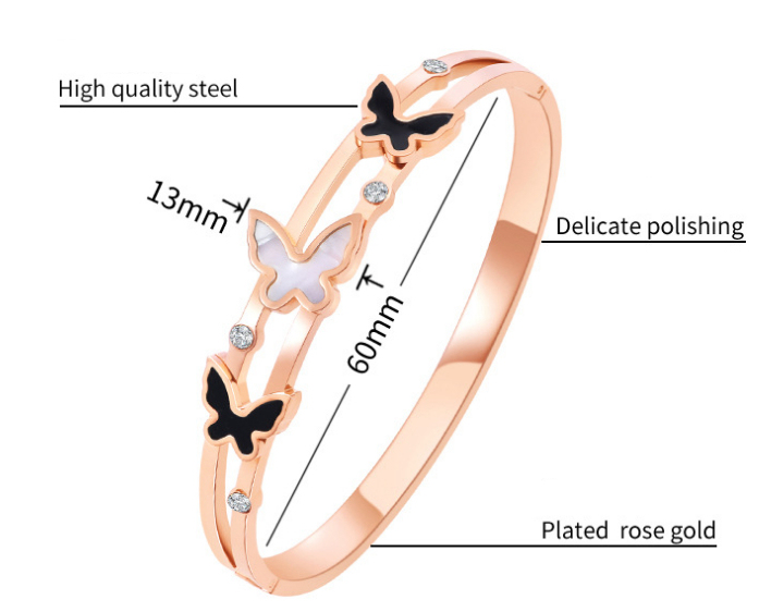 Women's Non-fading Titanium Steel Bracelet Image 1