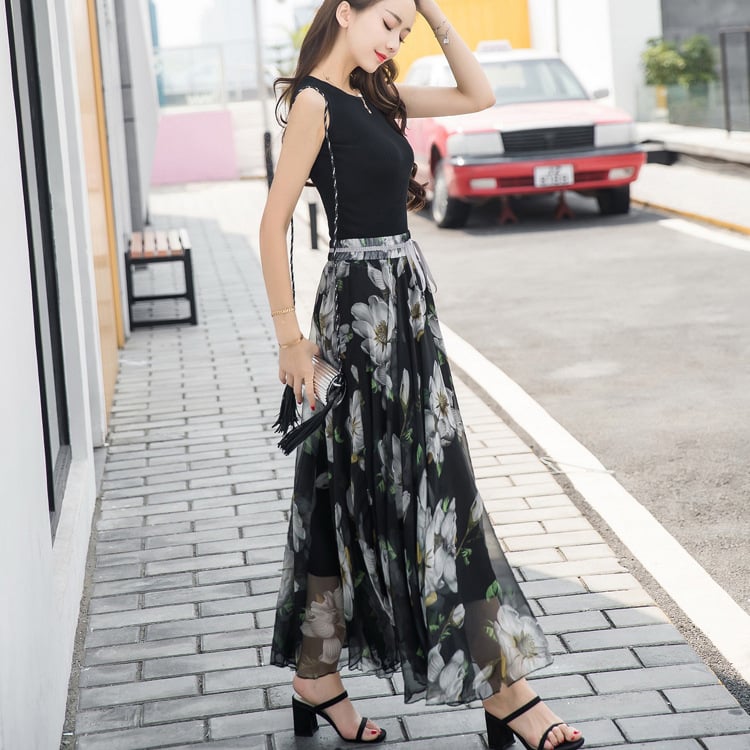 Chiffon Skirt Image 4