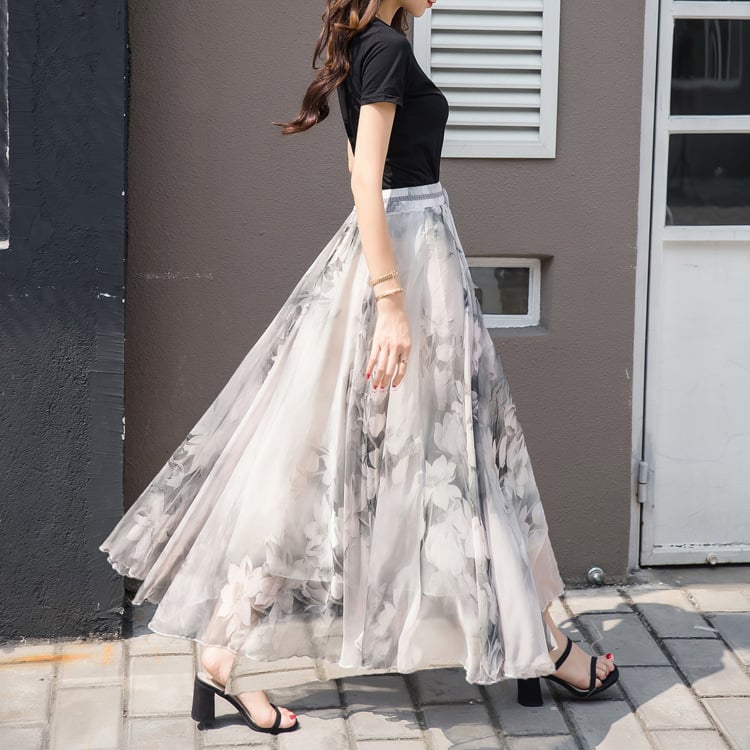 Chiffon Skirt Image 1