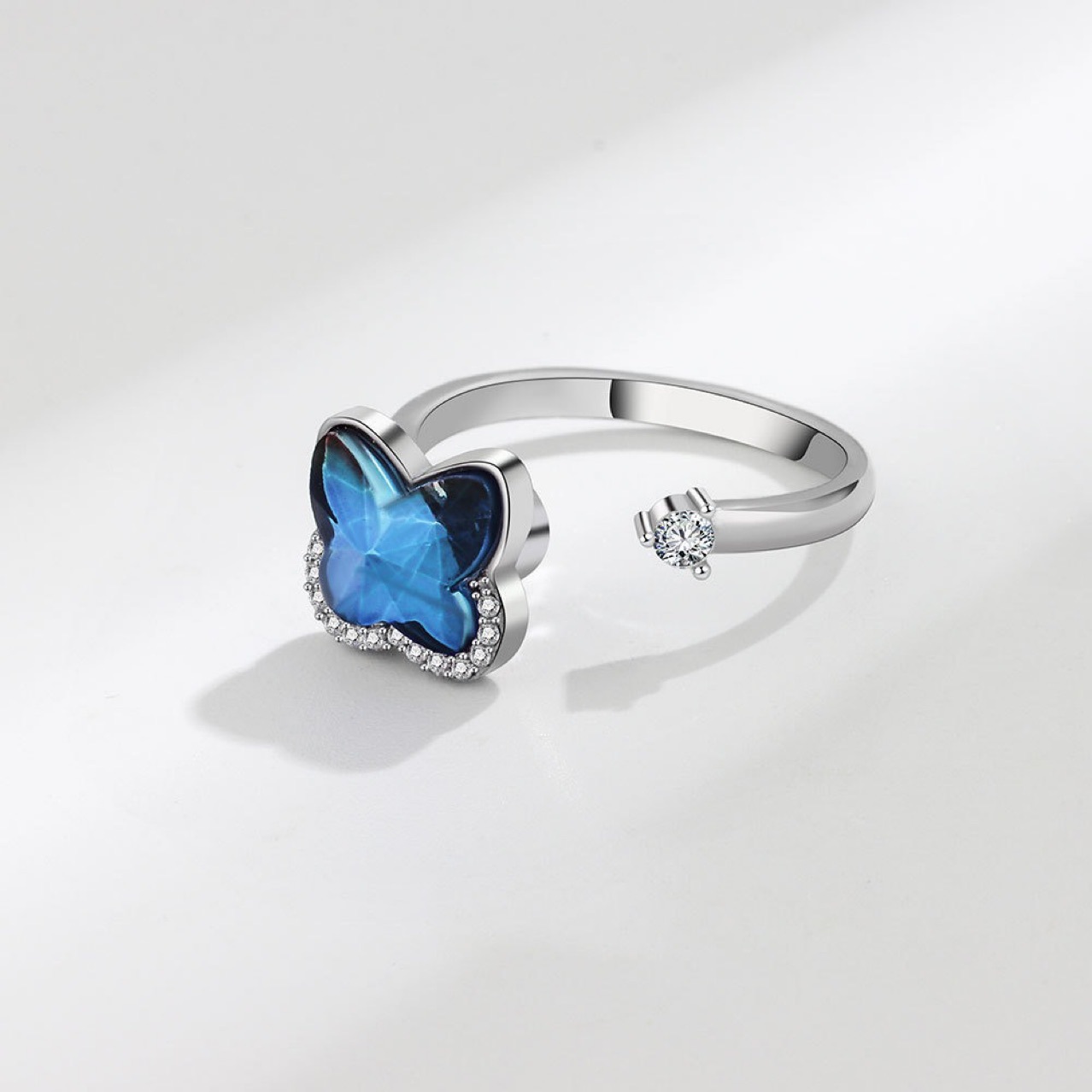 Adjustable Butterfly Ring