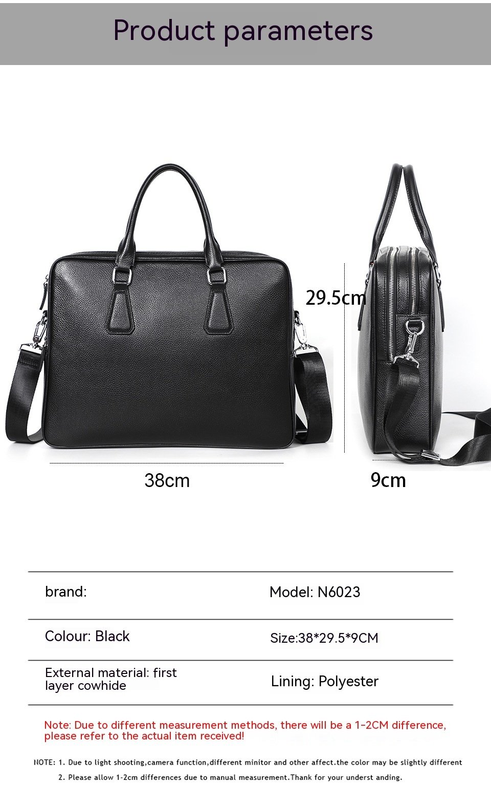 Men's Leather Briefcase