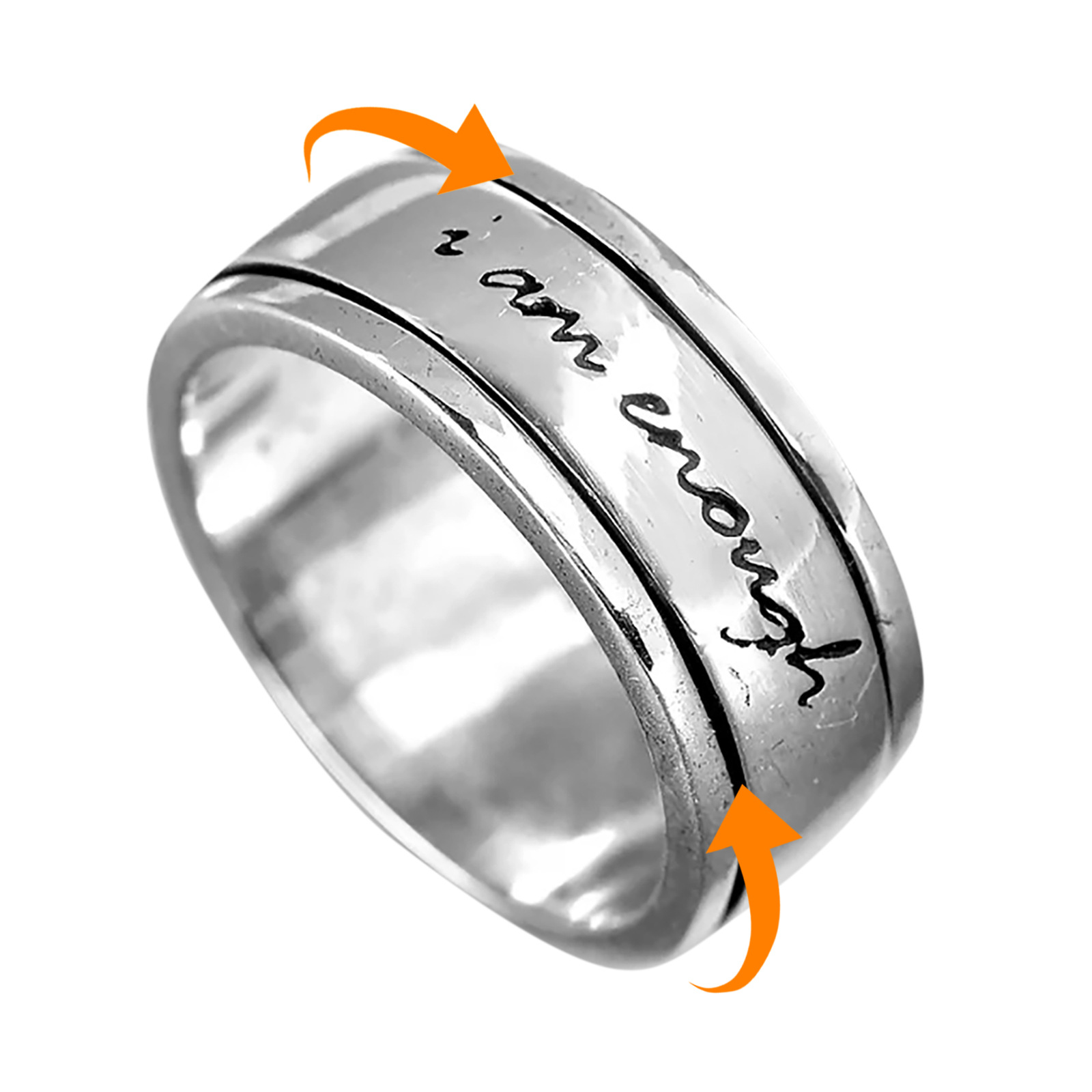 Rotatable Decompression Anxiety Ring Image 1