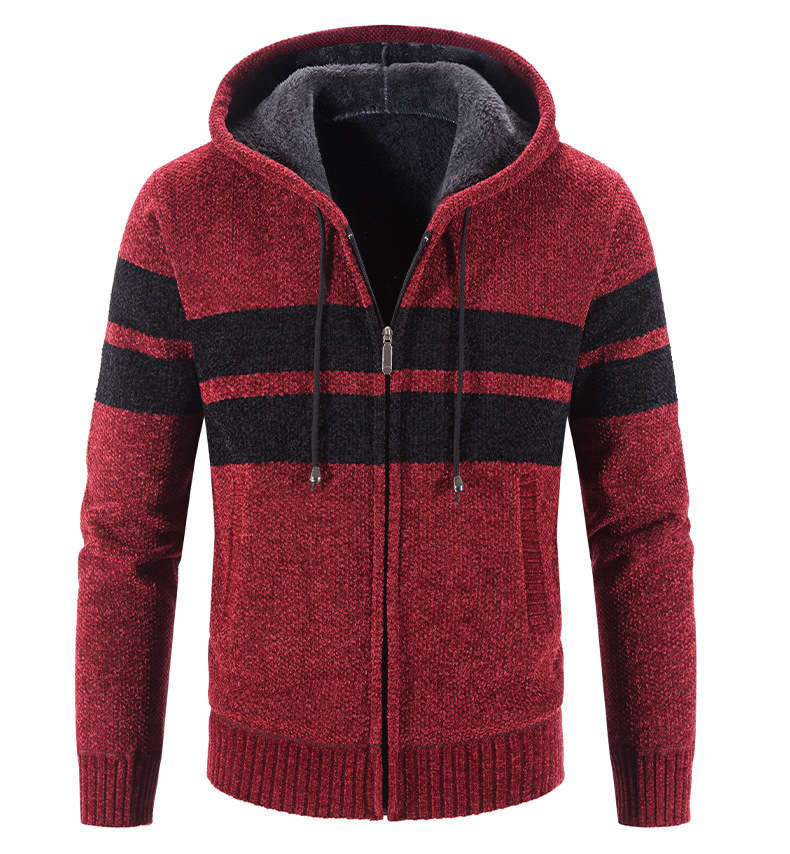 Hooded Striped Cardigan 3