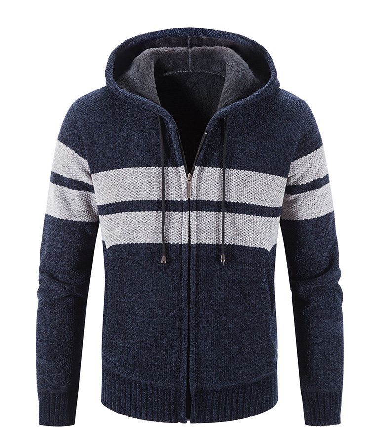 Hooded Striped Cardigan 6