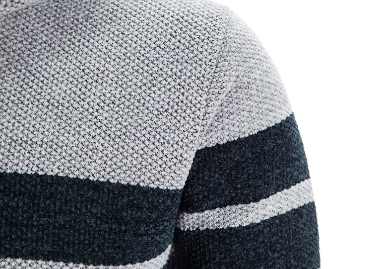 Hooded Striped Cardigan 11