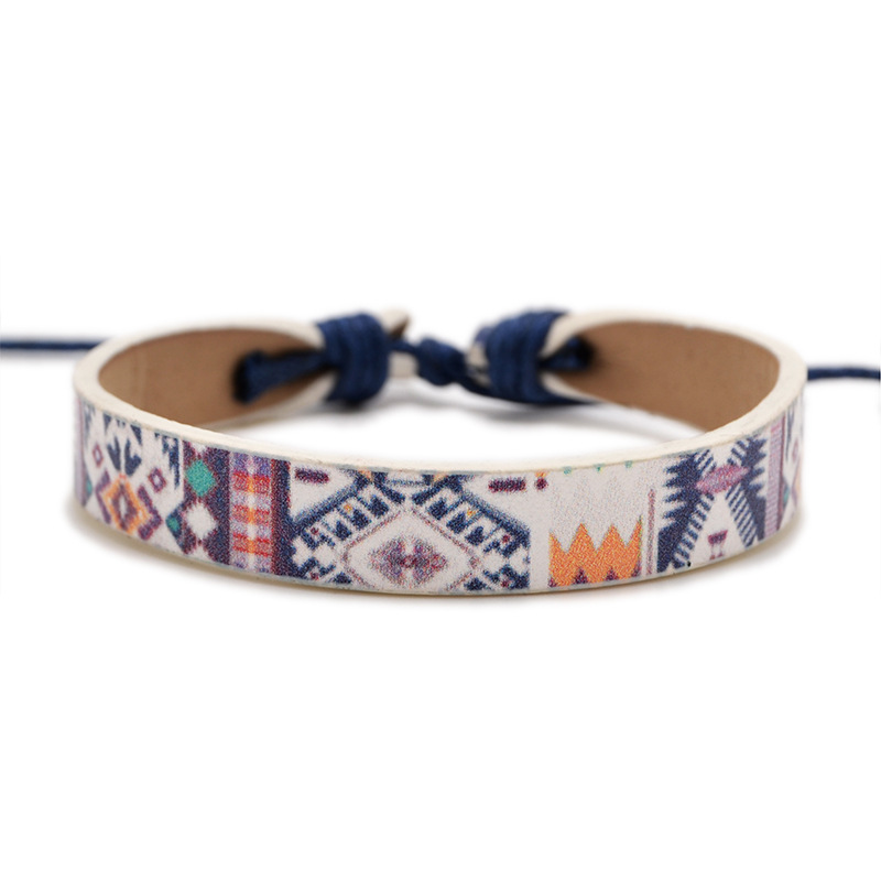Printed Leather Bracelet Style 2