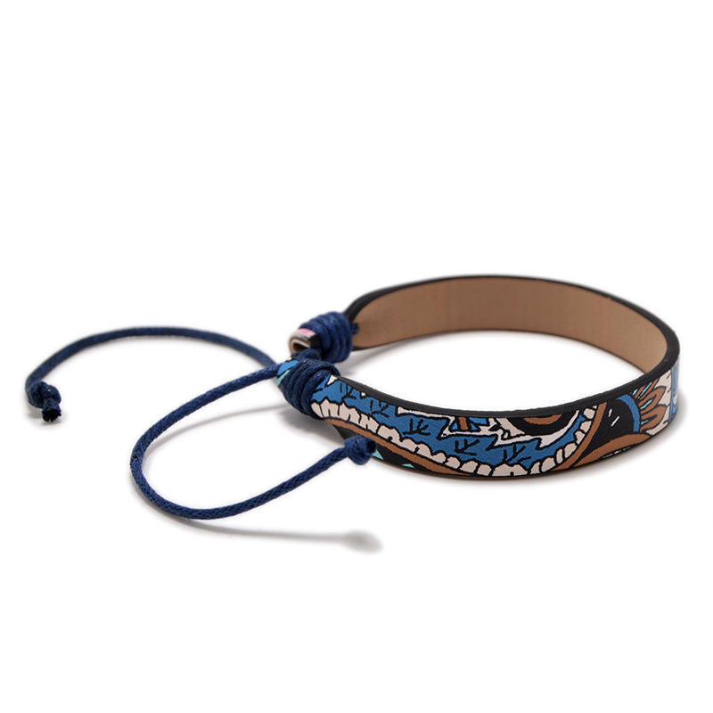 Printed Leather Bracelet Style 4