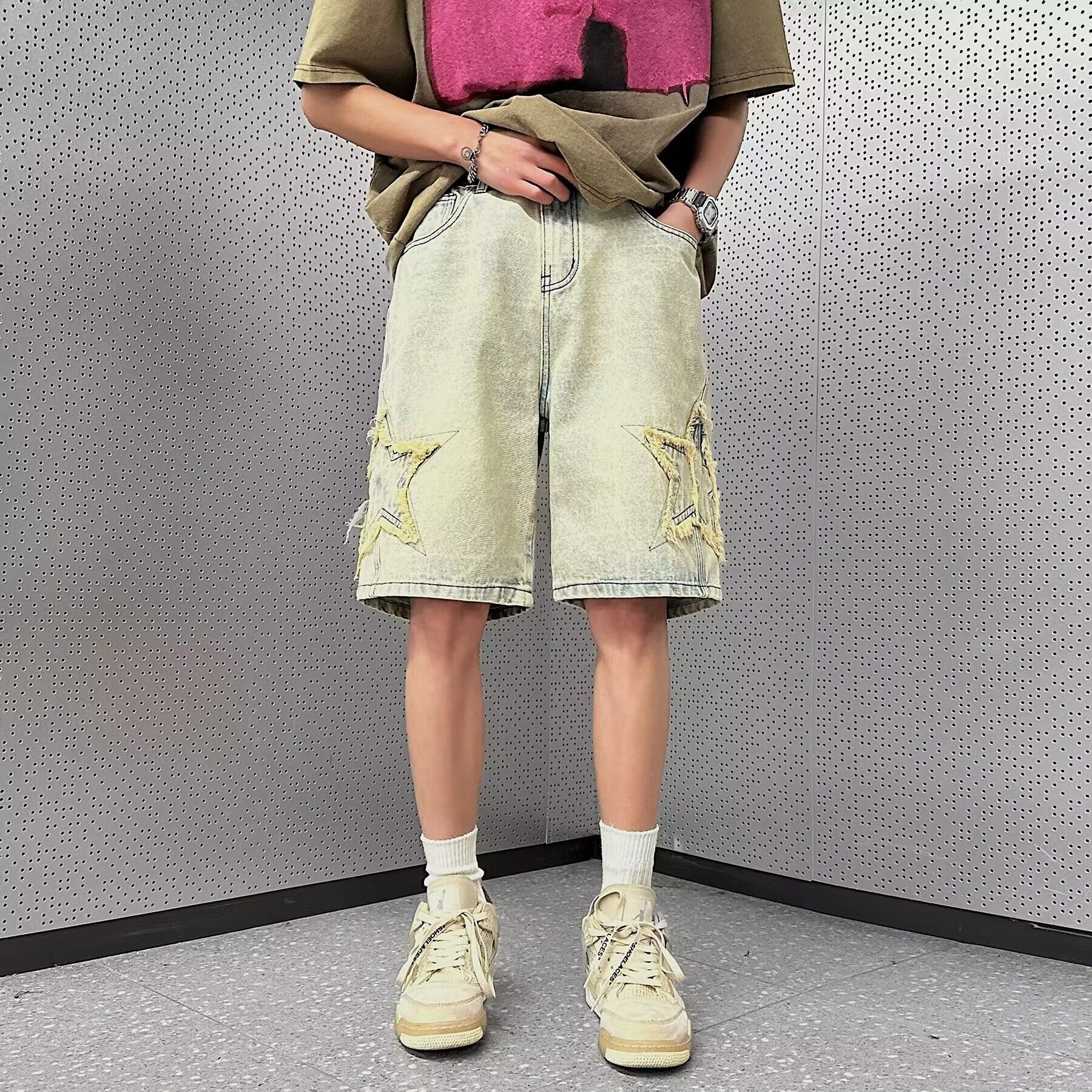 Washed Do The Old Cowboy Shorts - Casual Look
