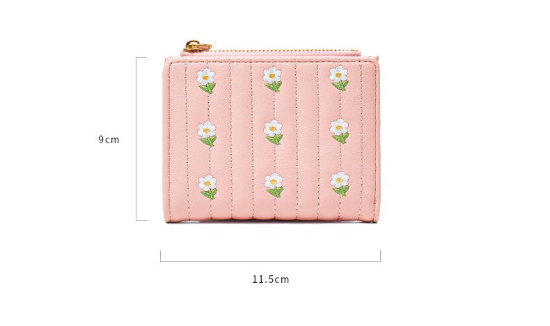 Cute Embroidered Women's Wallet 1
