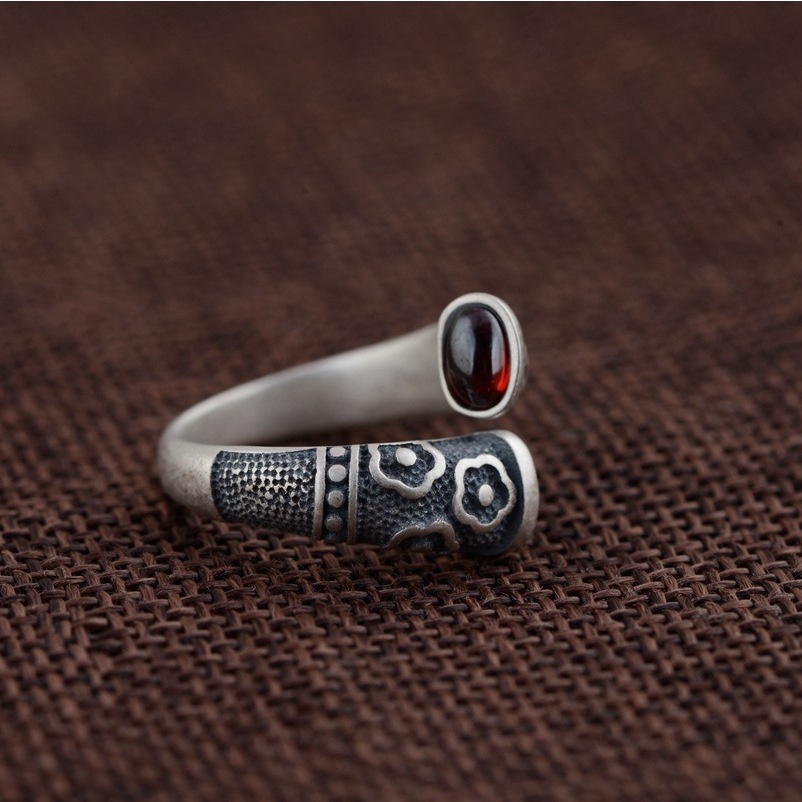 Vintage Thai Silver Craft Ring 2