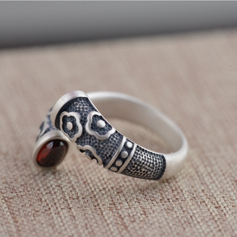 Vintage Thai Silver Craft Ring 3