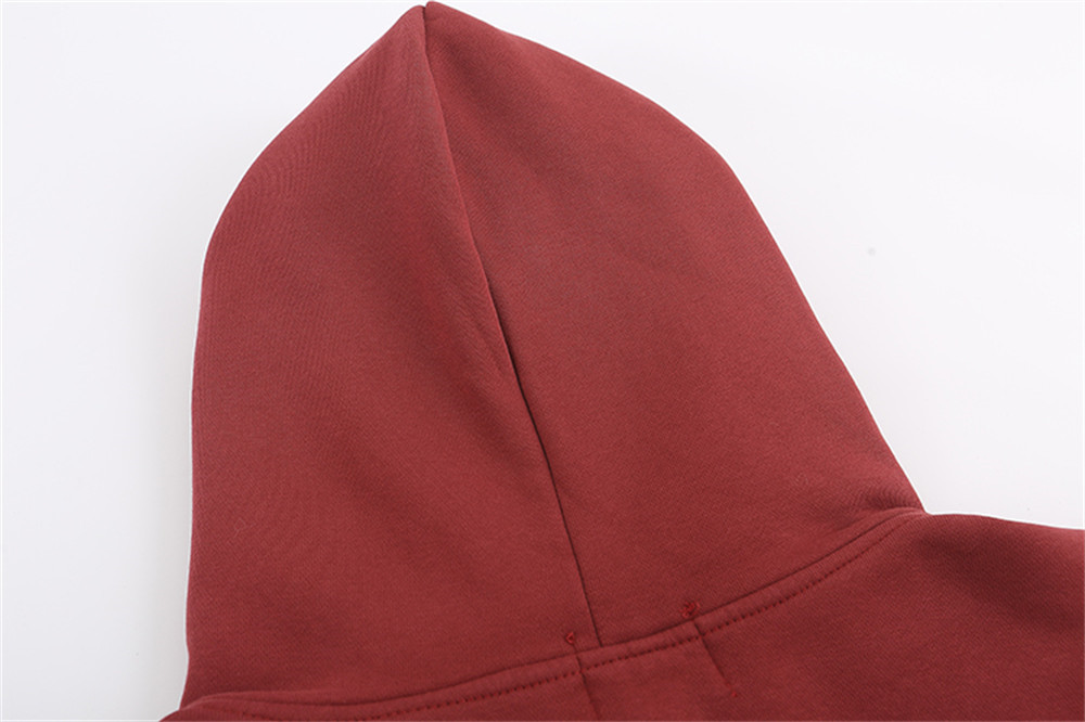 Hooded Cardigan in Burgundy