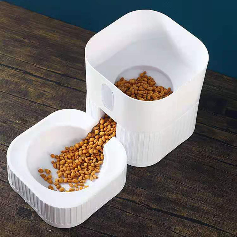 Pet Feeder in Use